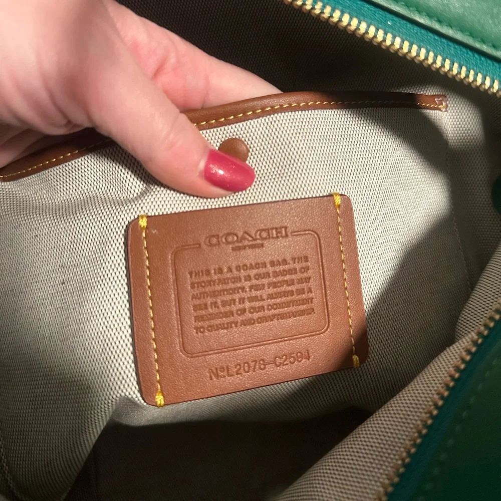 Coach Bea Colorblocked Tote - Picture 8 of 8